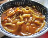 簡単感嘆！土鍋カリースープ煮込みうどん作り方4写真