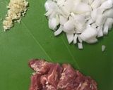 新玉ねぎ新牛蒡と鶏肉のトマト煮作り方1写真