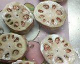 れんこんの豚ひき肉はさみ揚げ(甘酢風味)作り方4写真