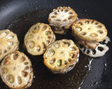れんこんの豚ひき肉はさみ揚げ(甘酢風味)作り方11写真