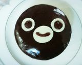 スイカペンギンのチョコレートケーキ作り方15写真