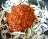 【豚こま】＆【ふなしめじ】のトマト煮♪作り方5写真
