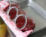 ベリーとヨーグルトの二層斜めゼリー作り方4写真