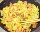 春キャベツとベーコンのレモン醤油炒め♪作り方4写真