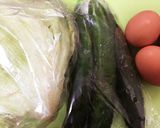 簡単野菜サラダ&ドレッシング(ハラール)作り方1写真