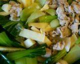 豚肉とチンゲン菜の中華炒め作り方6写真
