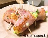 春キャベツのベーコンチーズ巻き♡作り方4写真