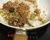 さばの味噌煮缶で作るヘルシーなオムライス作り方3写真
