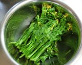 たくさん食べられる♪菜の花のゴマ酢味噌作り方5写真