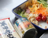 味付き油揚げでお手軽そうめん稲荷作り方1写真