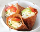 味付き油揚げでお手軽そうめん稲荷作り方4写真