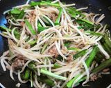 節約簡単♪もやしと少量豚挽き肉の中華炒め作り方5写真