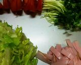 まるごとトマトDE冷やし中華ぽいサラダ♪作り方1写真