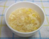 春雨入り中華風コーン卵スープ作り方6写真