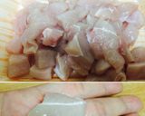 ビールにあう！鶏胸肉とナッツのピリ辛炒め作り方3写真