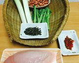 ビールにあう！鶏胸肉とナッツのピリ辛炒め作り方1写真