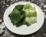 鶏手羽元と長芋と青梗菜のお粥作り方3写真