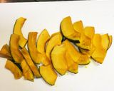 アスパラガスとかぼちゃのカレー粉炒め作り方3写真