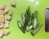 油揚げとアスパラの三色弁当作り方3写真