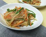鶏むね肉のソテー★彩りもやしソース作り方8写真