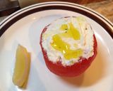 ブルサンとトマトの前菜 コンソメ餡仕立て作り方6写真