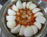 新玉ねぎたっぷり☆キムチ漬けで豚キムチ鍋作り方3写真