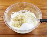 ☆簡単☆しっとりバナナチーズケーキ作り方4写真