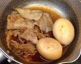 ★豚バラ肉と玉子のいんみ煮★作り方5写真