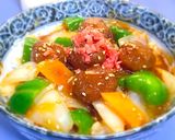 酢豚風肉団子丼作り方5写真