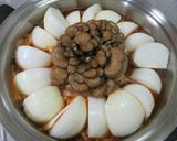 新玉ねぎたっぷり☆キムチ漬けで豚キムチ鍋作り方4写真