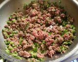 豚肉とピーマンのごまみそオープンいなり作り方4写真