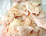 低糖質砂糖なし。たけのこと鶏皮のきんぴら作り方1写真