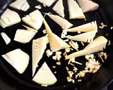 低糖質砂糖なし。たけのこと鶏皮のきんぴら作り方8写真