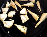 低糖質砂糖なし。たけのこと鶏皮のきんぴら作り方9写真