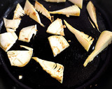 低糖質砂糖なし。たけのこと鶏皮のきんぴら作り方9写真