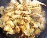 低糖質砂糖なし。たけのこと鶏皮のきんぴら作り方11写真