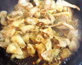 低糖質砂糖なし。たけのこと鶏皮のきんぴら作り方11写真