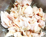 低糖質砂糖なし。たけのこと鶏皮のきんぴら作り方2写真