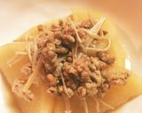 大根ひき肉（鳥もも）のトロトロあんかけ作り方7写真