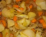 ☆レンジで時短☆牛豚挽き肉で肉じゃが作り方5写真