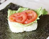 オリーブオイル✕ごま油　オイルおにぎらず作り方6写真