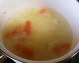 高菜おにぎりでスープご飯弁当作り方1写真