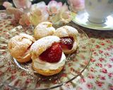 簡単 材料4つ！超膨らむ♡ｼｭｰｸﾘｰﾑ作り方10写真