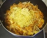 本格的 豚キムチ焼きそば 筍や旬の茸で作り方2写真