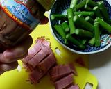アスパラとベーコンのアンチョビパスタ作り方1写真