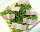 刻みパセリ×ベーコンのSPICYトースト作り方3写真