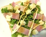 刻みパセリ×ベーコンのSPICYトースト作り方4写真