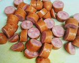 ソーセージ大葉おにぎり作り方1写真