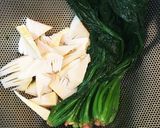 たけのことほうれん草のごま酢和え作り方1写真