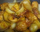 鶏肉と新じゃがの和風ケチャップ炒め♪作り方4写真
